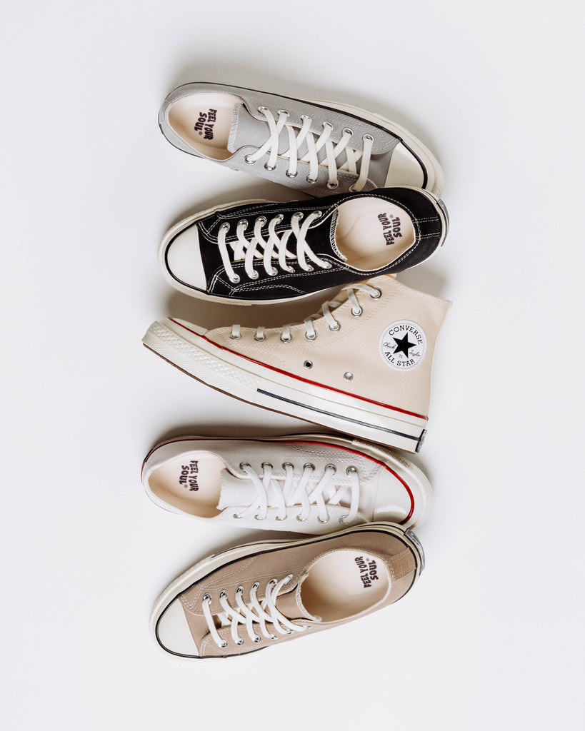 How to put converse laces best sale