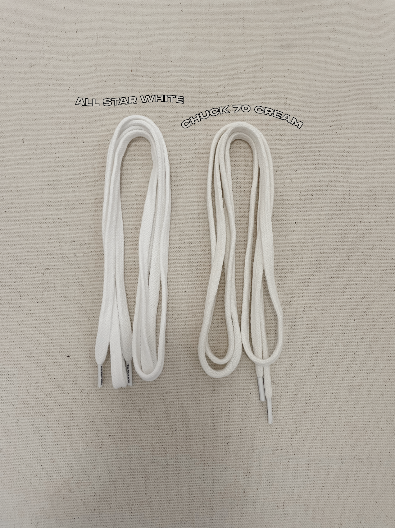 Replacement Converse Shoe Laces - FEEL YOUR SOUL