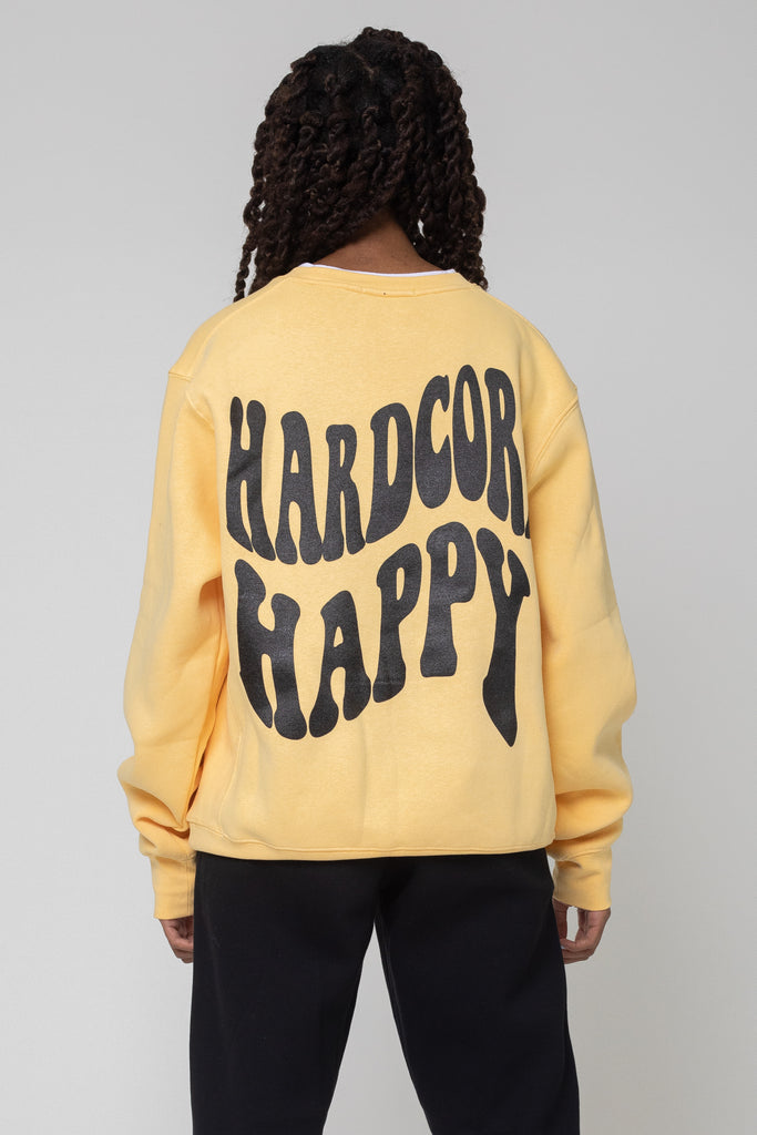 Oversized Hardcore Happy Sweatshirt - SOLD OUT