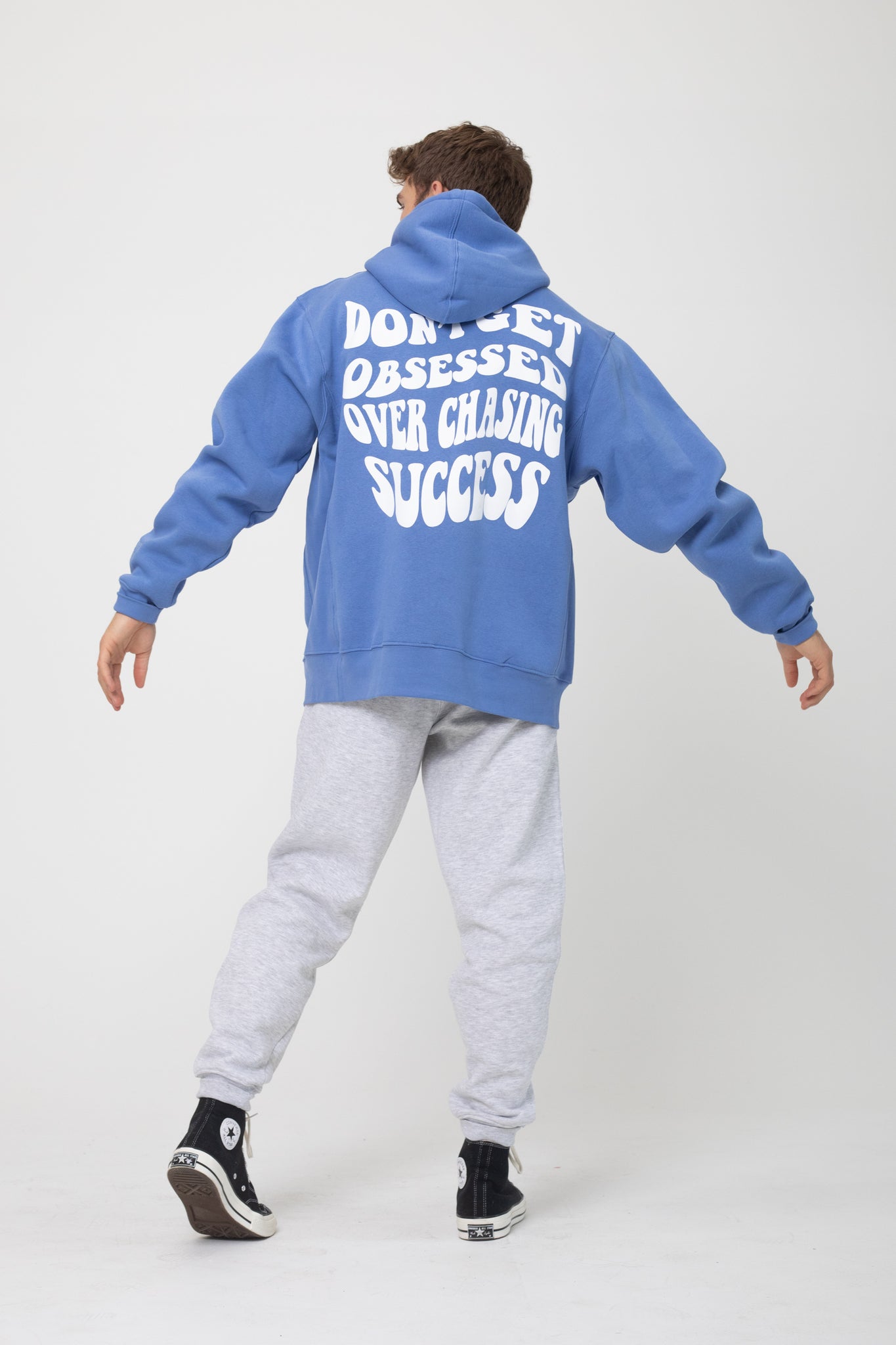 Don't Get Obsessed Indigo Hoodie - SOLD OUT
