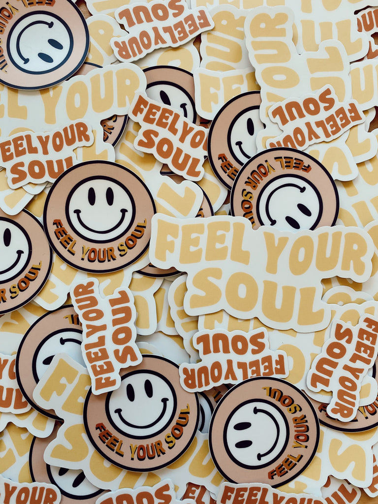 Feel Your Soul Club Stickers w/ car freshner - FEEL YOUR SOUL